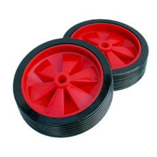 5"plastic and rubble wheel